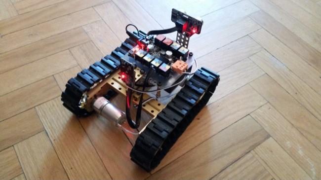 Nuestro robot en funcionamiento