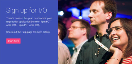 Google I/O 2014, ya está abierto el periodo de registro para optar a una entrada