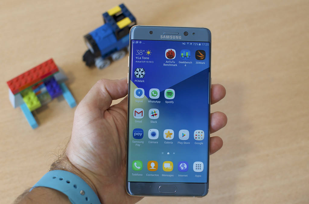 Galaxy Note 7 Pantalla Oled