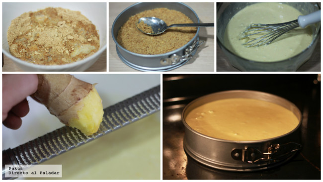 Ginger Cheesecake Tarta De Queso Jengibre Pasos
