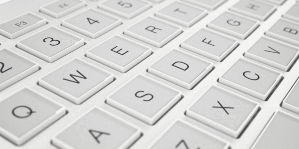 Keyboard eink