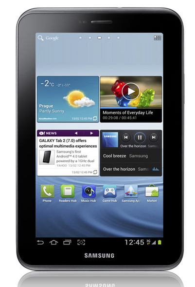 Así es el Galaxy Tab 2 que vendrá con Ice Cream Sandwich