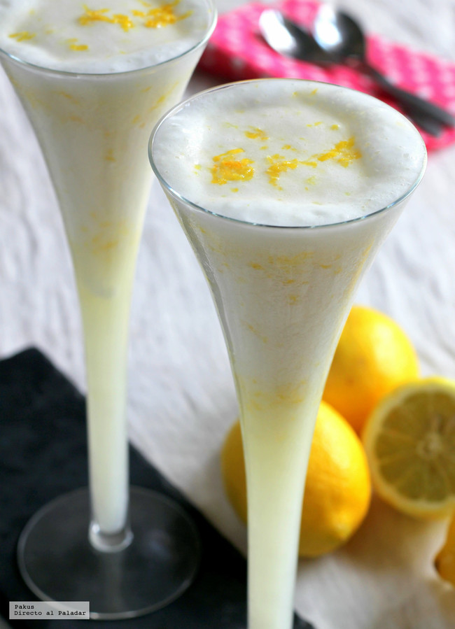 sorbete de limón