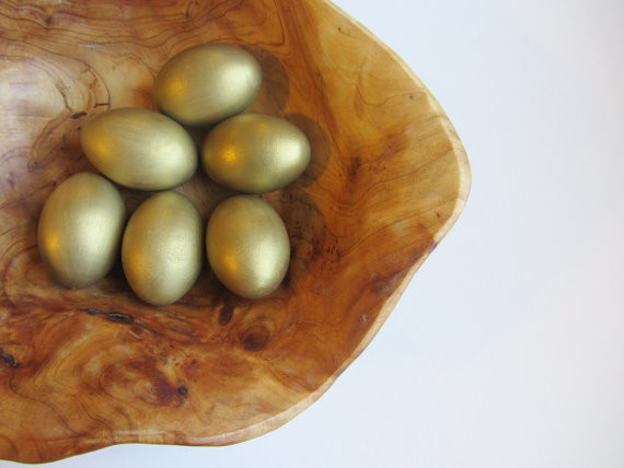 Huevos Pascua Dorados