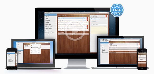 Gestores de tareas para iOS - wunderlist