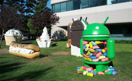 La imagen de la semana: La nueva estatua de Jelly Bean en GooglePlex