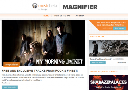 Magnifier, un blog donde descubrir y añadir música a Google Music