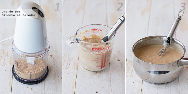 Helado de galletas María. Receta paso a paso