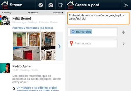 Descarga y prueba las versiones de Google Music y Google Plus que traerá Ice Cream Sandwich