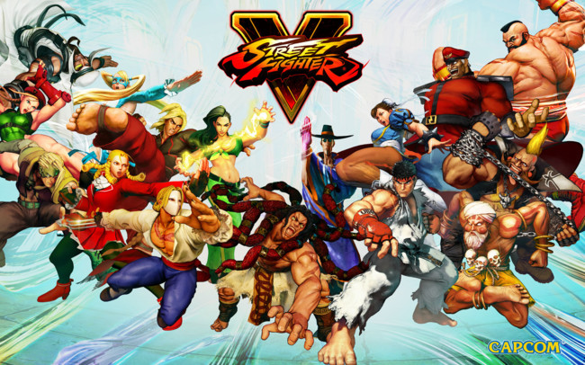 Sfv Arte Lanzamiento Montaje Personajes