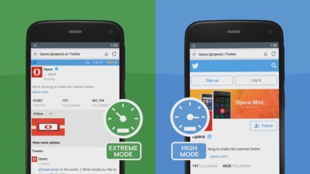 Opera Mini lanza un segundo modo de compresión para que las páginas se vean mejor que nunca