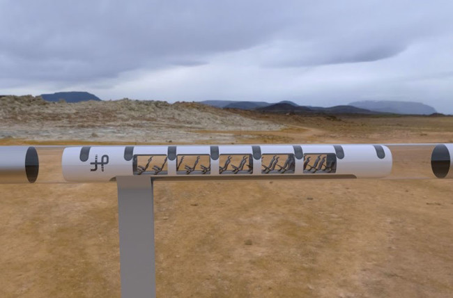Render del diseño del Hyperloop UPV TEam