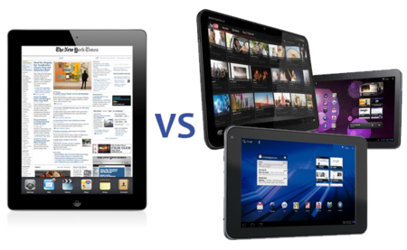 Comparamos el iPad 2 con las mejores tablets con Android Honeycomb