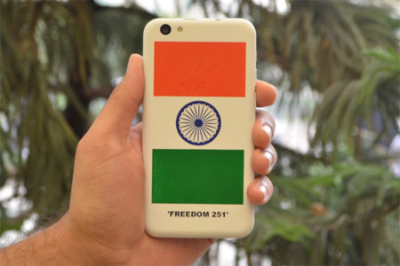 El Partido Popular indio demanda a la empresa del smartphone de 3,25 euros