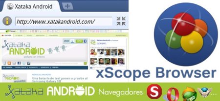 Navegadores en Android: xScope Browser