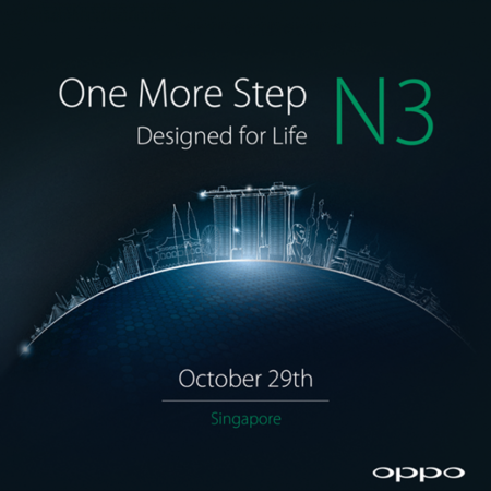 Oppo N3 ya invita a su presentación para el 29 de octubre, y además se enseña en imágenes