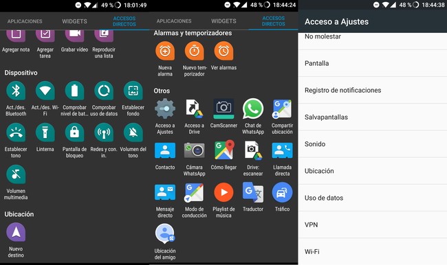 Acceso Directo Volumen
