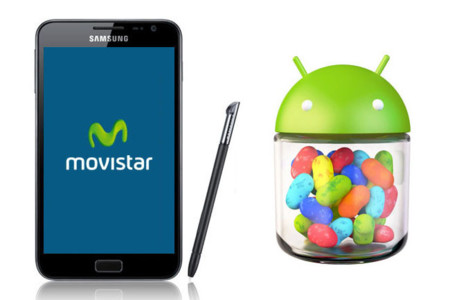 Samsung Galaxy Note de Movistar se actualiza a Android 4.1 (Jelly Bean)