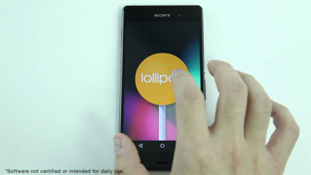 Sony muestra en vídeo al Xperia Z1, Z2 y Z3 con la versión AOSP de Android 5.0 (Lollipop)