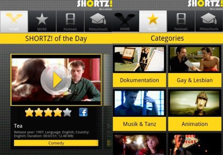 Shortz, una aplicación para los amantes de los cortos cinematográficos