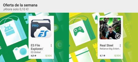 Oferta de la semana en Google Play: ES File Explorer Pro y Real Steel por tan sólo 0,10 €