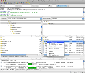 Filezilla Server