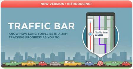 Waze para Android ahora te dice cuánto tiempo vas a estar en un atasco con su barra de tráfico