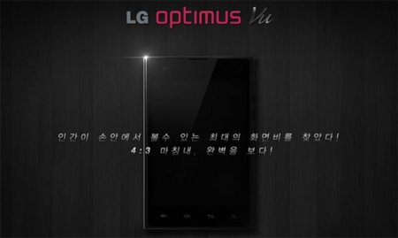 LG muestra el Optimus Vu con pantalla de 5 pulgadas...y proporción 4:3