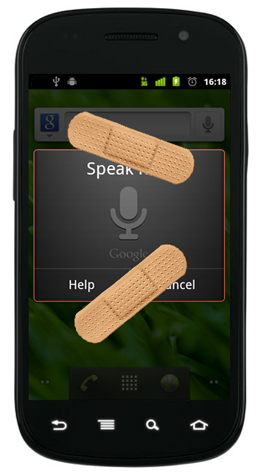 Nexus S corrige el problema con la Búsqueda por voz con Android 2.3.6