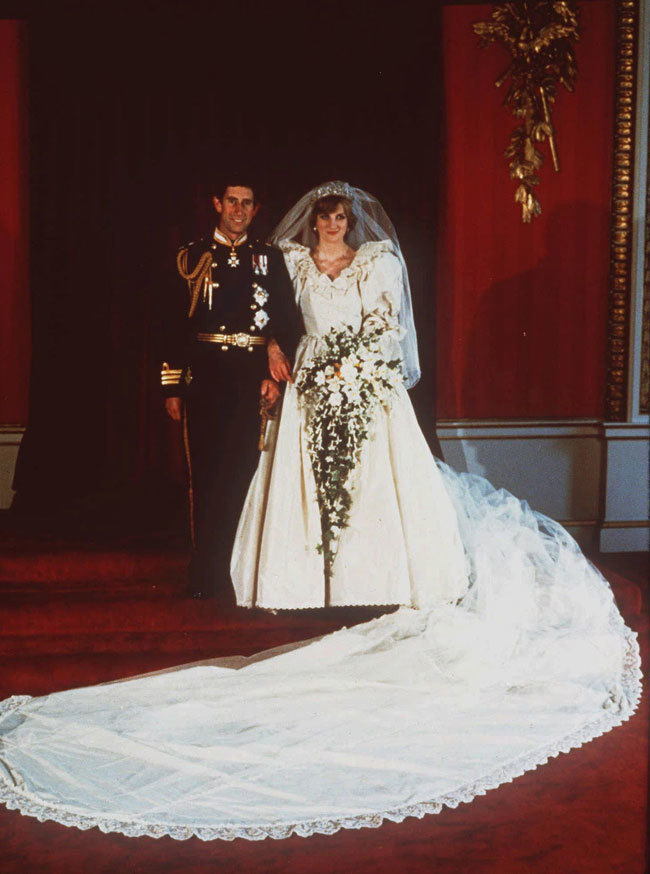 Prince Charles Princess Diana 1981 Boda Vestido Novia