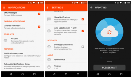 Pebble estrena su esperada compatibilidad con Android Wear