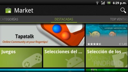 Actualización de la aplicación de Android Market lista para instalar a mano (actualizado)