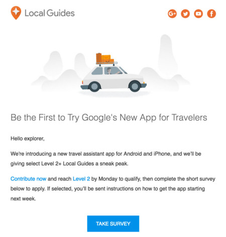 Google tiene una nueva app para viajeros y busca probadores