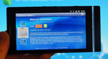 Sony Xperia S ya puede acceder a la Playstation Store