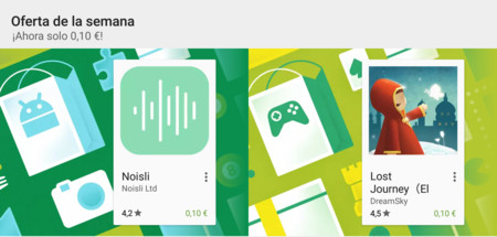 Ofertas de la semana en Google Play: Noisli y Lost Journey rebajados a 0,10 euros