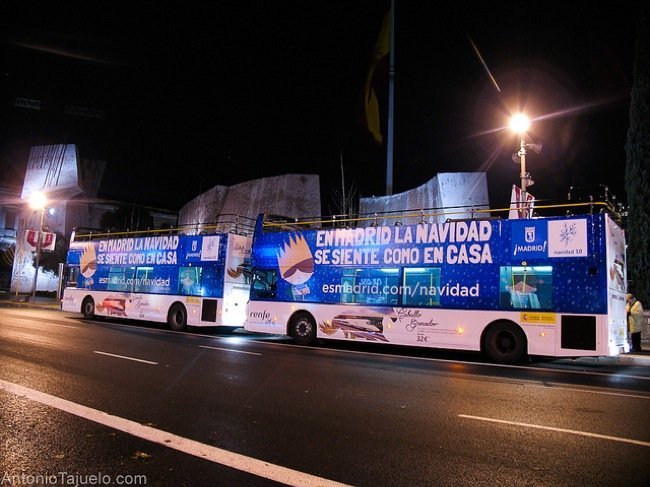 EL AUTOBUS DE LA NAVIDAD EN MADRID el autobus de la navidad en madrid: