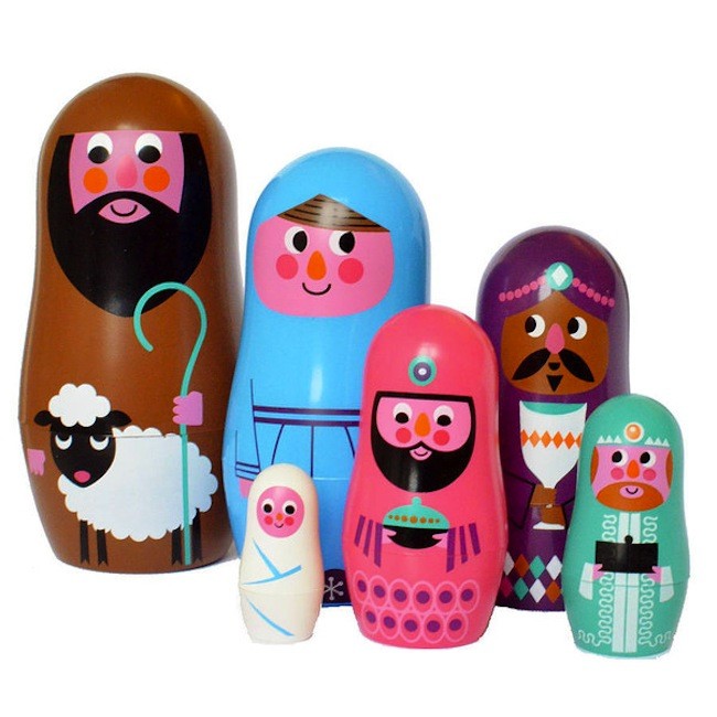 Original Nativity Nesting Dolls Grande