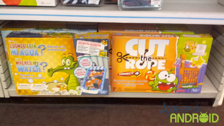 La imagen de la semana: los juegos de mesa de Cut the rope y ¿Dónde está mi agua?