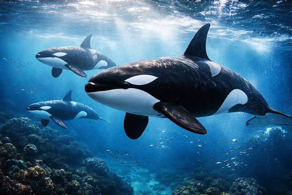 O problema não é encontrar vírus, é que eles são inéditos: descoberta em orcas do Caribe surpreende a ciência"