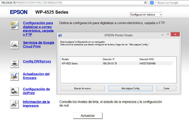 Epson Printer Finder