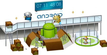 La imagen de la semana: La cuenta atrás de Android para el Mobile World Congress 2012