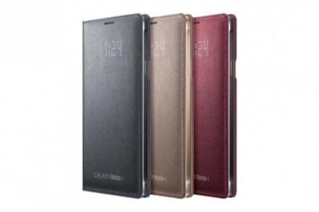 Así es la funda LED Flip Wallet para el Galaxy Note 4 que se estrenará próximamente