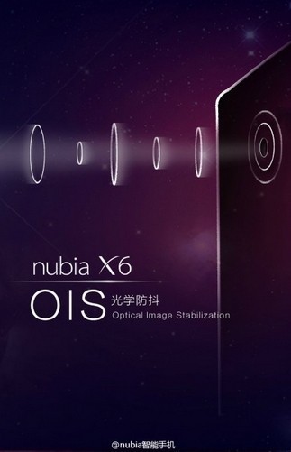 ZTE Nubia X6 montará una cámara con estabilización óptica