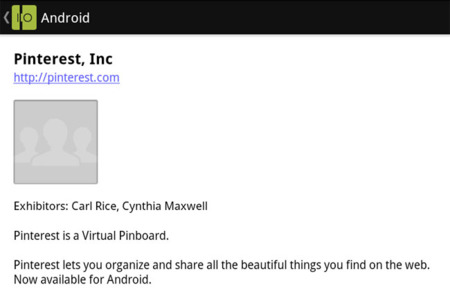 Pinterest podría llegar a Android durante el Google I/O 2012