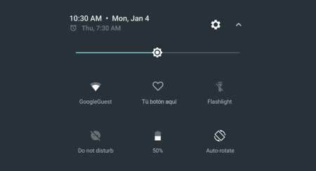Los desarrolladores podrán crear su propio botón de Ajustes rápidos en Android N