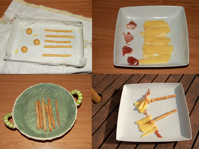 Paso a paso escobas de bruja con queso gouda sin lactosa