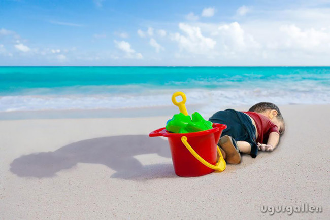 Syrian Boy Drowned Mediterranean Tragedy Artists Respond Aylan Kurdi 9 700