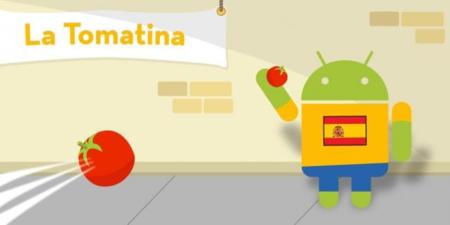 La imagen de la semana: Android y la tomatina de Buñol