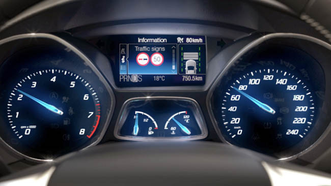 Panel de mandos del Ford Focus