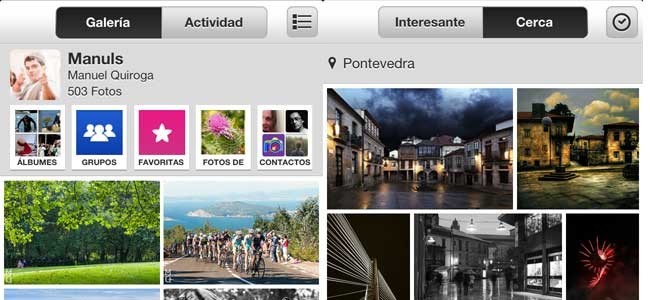 Flickr para iPhone
